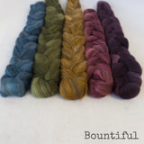 Heathered BFL Roving - Bountiful - Bundle