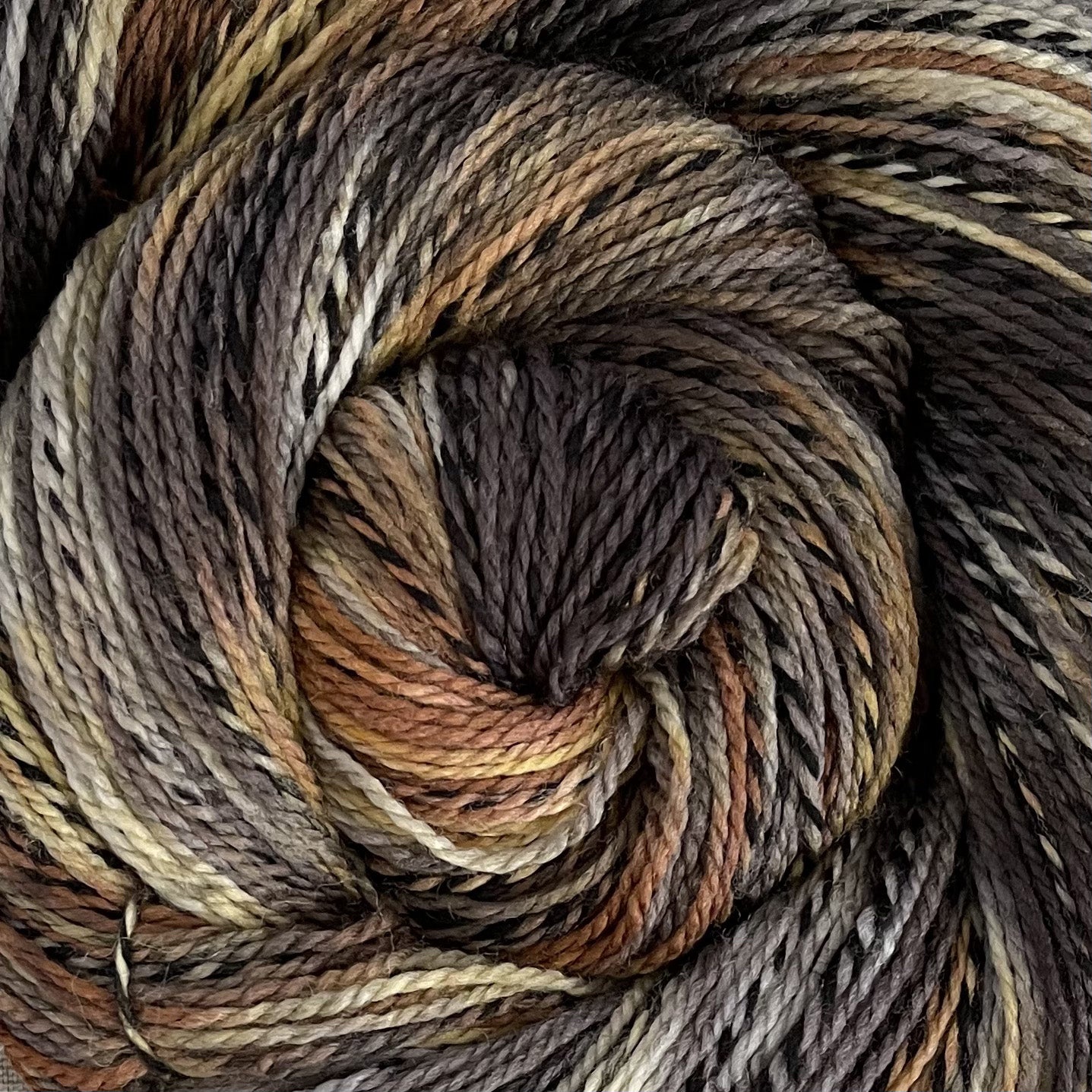 Zippy Fingering Weight Yarn - Black Semi Solid – Greenwood Fiberworks