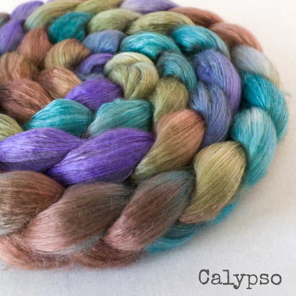 Camel Silk Roving - Calypso