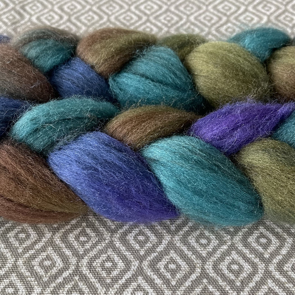 Merino Yak Silk Roving - Calypso – Greenwood Fiberworks