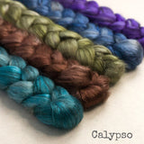 Yak Silk Roving - Calypso - Bundle