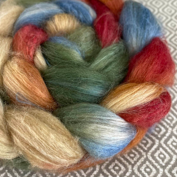 Roving Rocks Camel Silk Roving - School House Rock – Greenwood Fiberworks