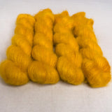 Fine Fluff Yarn - Canary Semi Solid