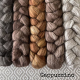 Yak Silk Roving - Cappuccino - Bundle