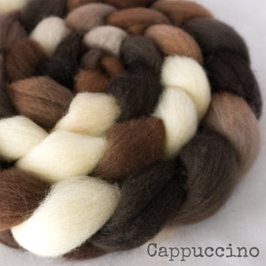 BFL Wool Roving - Cappuccino