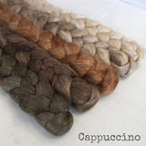 Camel Silk Roving - Cappuccino - Bundle