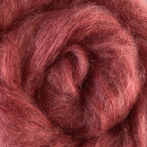 Fine Fluff Yarn - Cherry Semi Solid