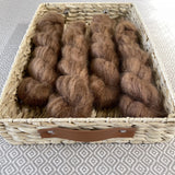 Fine Fluff Yarn - Chestnut Semi Solid