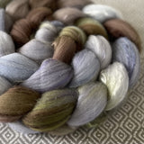 Polwarth Mulberry Silk Roving - Contempo