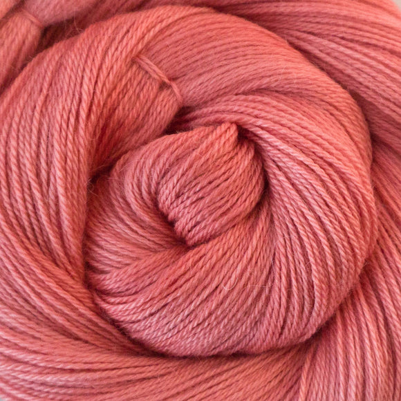 Cashmere Delight Yarn - Coral Semi Solid