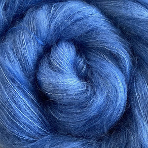 Fine Fluff Yarn - Cornflower Semi Solid