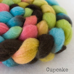 BFL Wool Roving - Cupcake