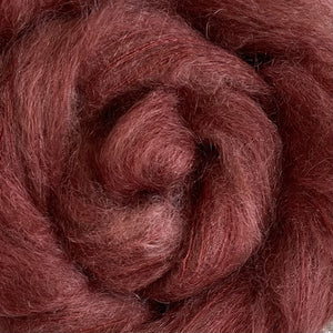 Fine Fluff Yarn - Currant Semi Solid