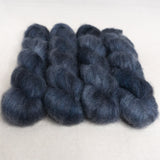 Fine Fluff Yarn - Denim Semi Solid