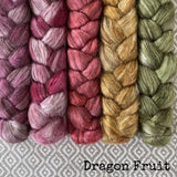 Yak Silk Roving - Dragon Fruit - Bundle