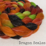 Glitter Roving - Dragon Scales - Gold