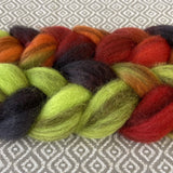 Heathered BFL Roving - Dragon Scales