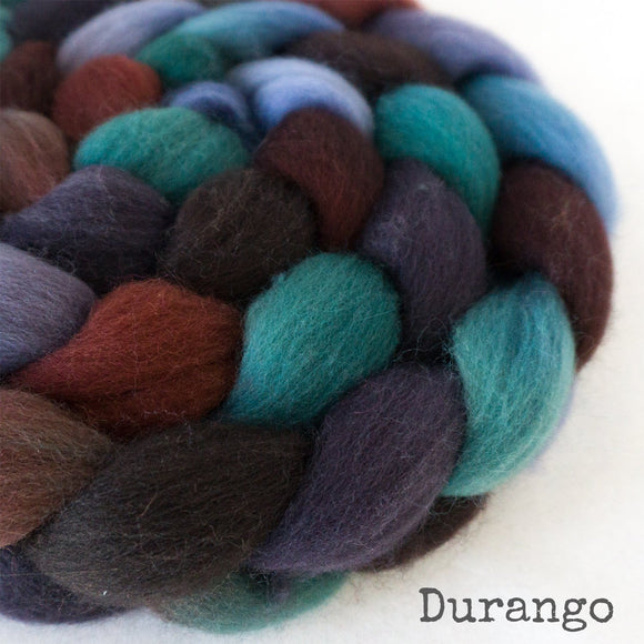 Falkland Wool Roving - Durango