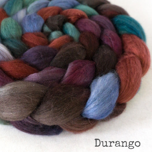 Merino Camel Silk Roving - Durango