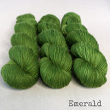 Gold Dust Yarn - Emerald Semi Solid