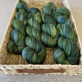 Zippy Fingering Weight Yarn - Emerald Variegated