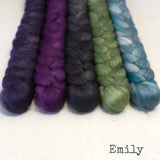 Merino Yak Silk Roving - Emily - Bundle