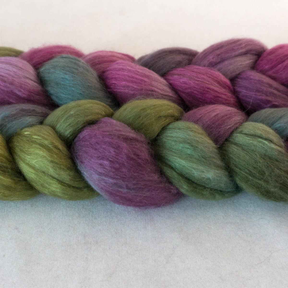 Merino Camel Silk Roving - Enchanted – Greenwood Fiberworks