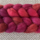 Falkland Wool Roving - Ruby