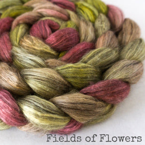 Yak Silk Roving - Fields of Flowers