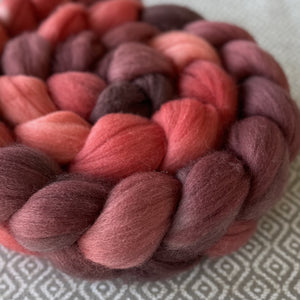 Merino Superfine Roving - Garnet