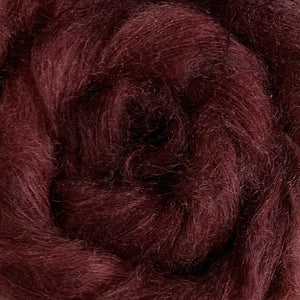 Fine Fluff Yarn - Garnet Semi Solid