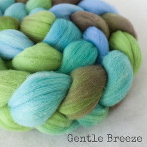 Targhee Wool Roving - Gentle Breeze