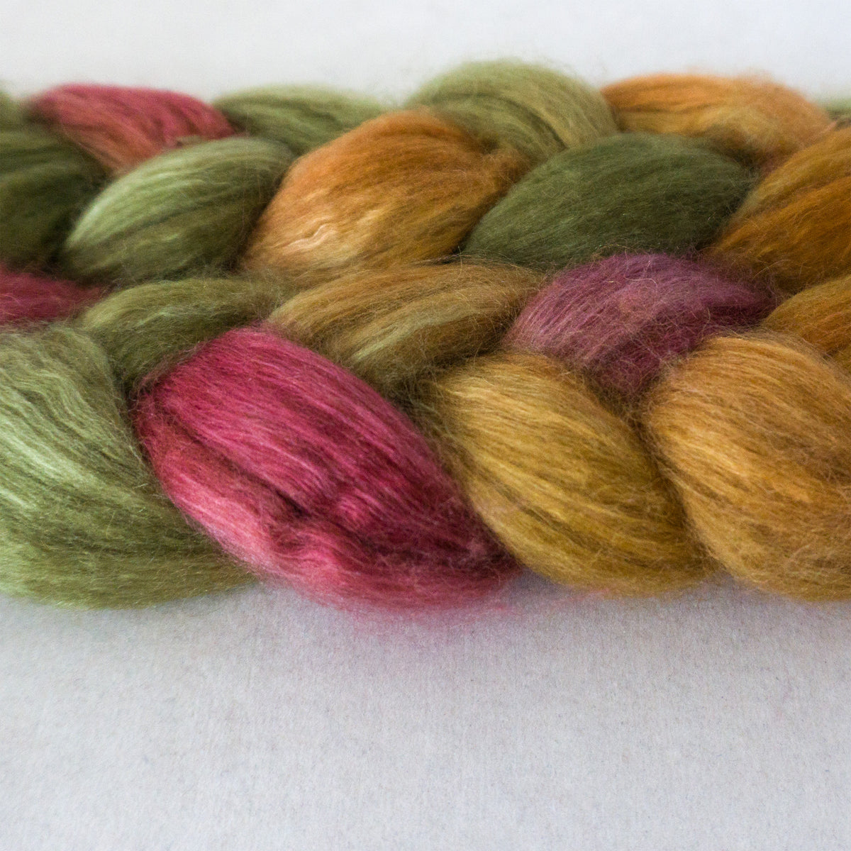 Camel Silk Roving - Grapevine – Greenwood Fiberworks