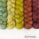 Merino Yak Silk Roving - Harvest - Bundle