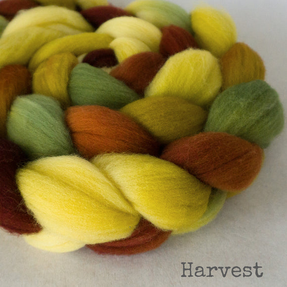 Targhee Wool Roving - Harvest