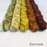 Heathered BFL Roving - Harvest - Bundle