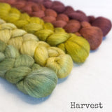 Merino Yak Silk Roving - Harvest - Bundle