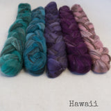 Heathered BFL Roving - Hawaii - Bundle