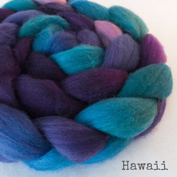 Polwarth Wool Roving - Hawaii