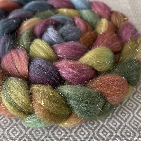 Glitter Roving - Jubilee - Silver