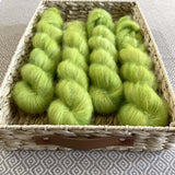 Fine Fluff Yarn - Lime Semi Solid