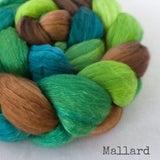 Merino Silk Cashmere Roving - Mallard