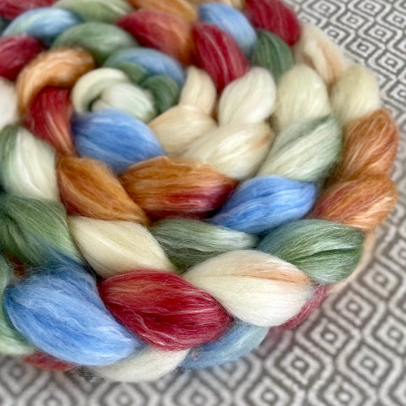 Merino Tencel Roving - School House Rock