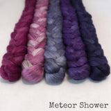 Merino Yak Silk Roving - Meteor Shower - Bundle
