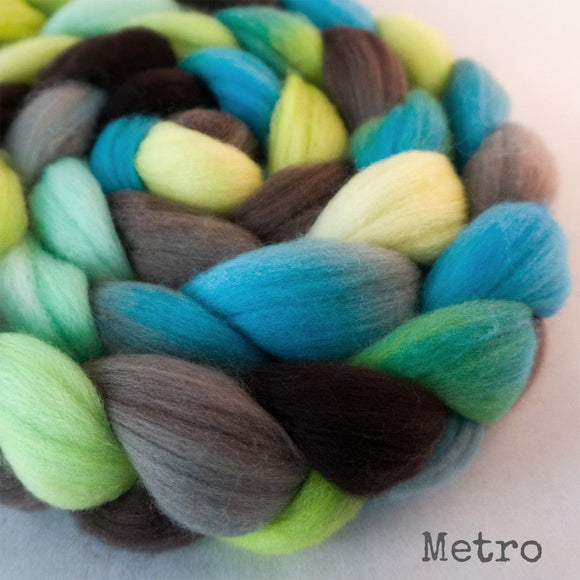 Merino Superfine Roving - Metro