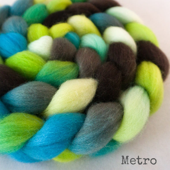 BFL Wool Roving - Metro