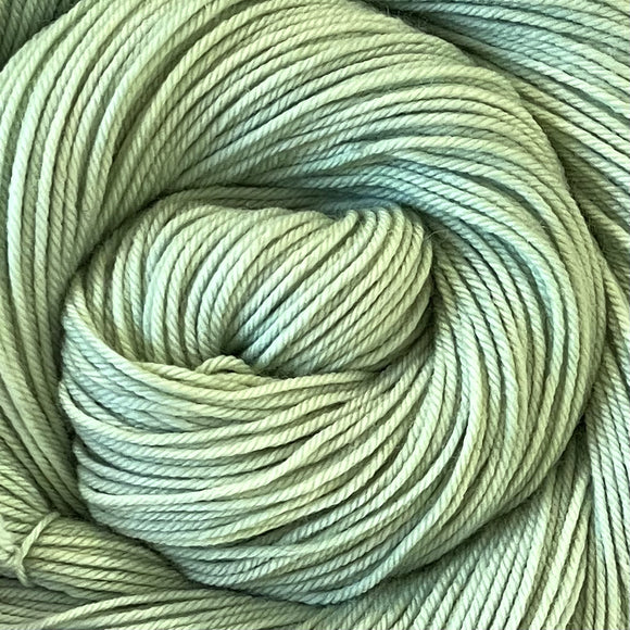 Fine Fluff Yarn - Powder Semi Solid – Greenwood Fiberworks