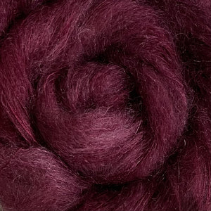Fine Fluff Yarn - Mulberry Semi Solid
