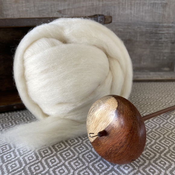 BFL Wool Roving - Natural
