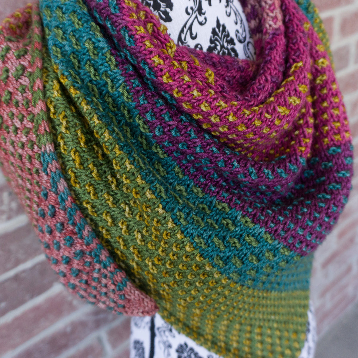 Nightshift Shawl Kit - Parade – Greenwood Fiberworks